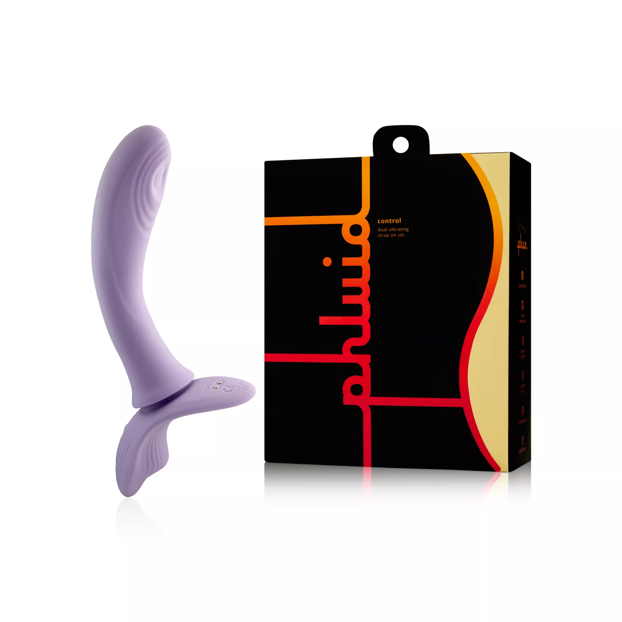 Control 8-Function Dual Vibrating Strap-On Set – Phluid at Spencer's