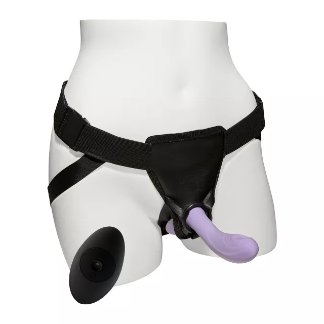 Control 8-Function Dual Vibrating Strap-On Set  Phluid - Spencer's
