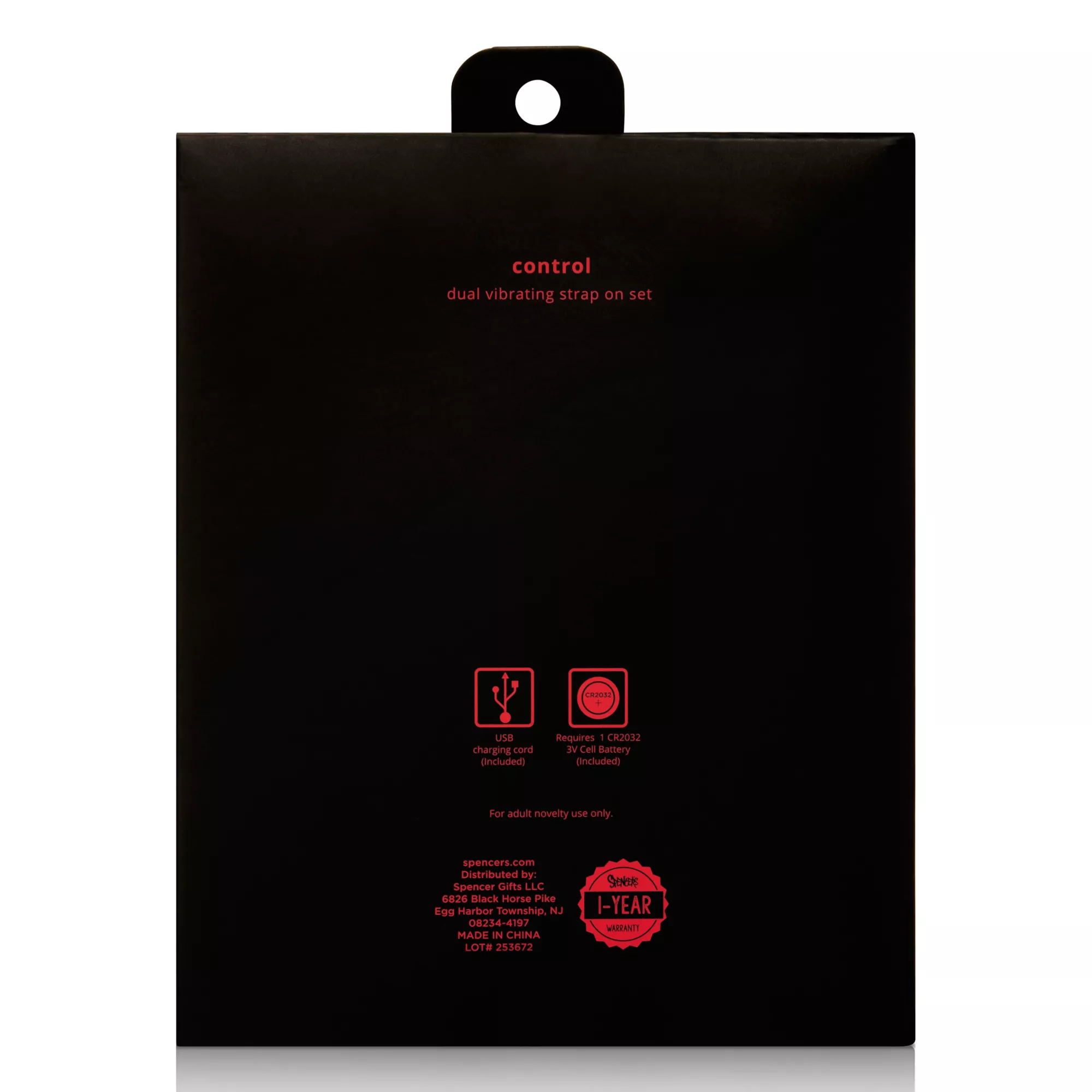 Control 8-Function Dual Vibrating Strap-On Set – Phluid at Spencer's