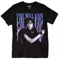 Wednesday Fire Will Rain T Shirt - Wednesday at Spencer's
