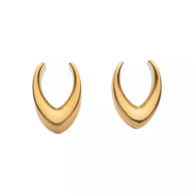 Gold-Plated Teardrop Saddle Tunnels at Spencer's