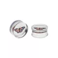 Acrylic Resin Butterfly Plugs - 00 Gauge at Spencer's