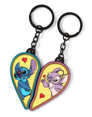 Stitch and Angel Bestie Keychain - Lilo & Stitch - Spencer's