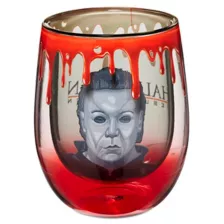Michael Myers Double Wall Stemless Wine Glass 13 oz. - Halloween at Spencer's