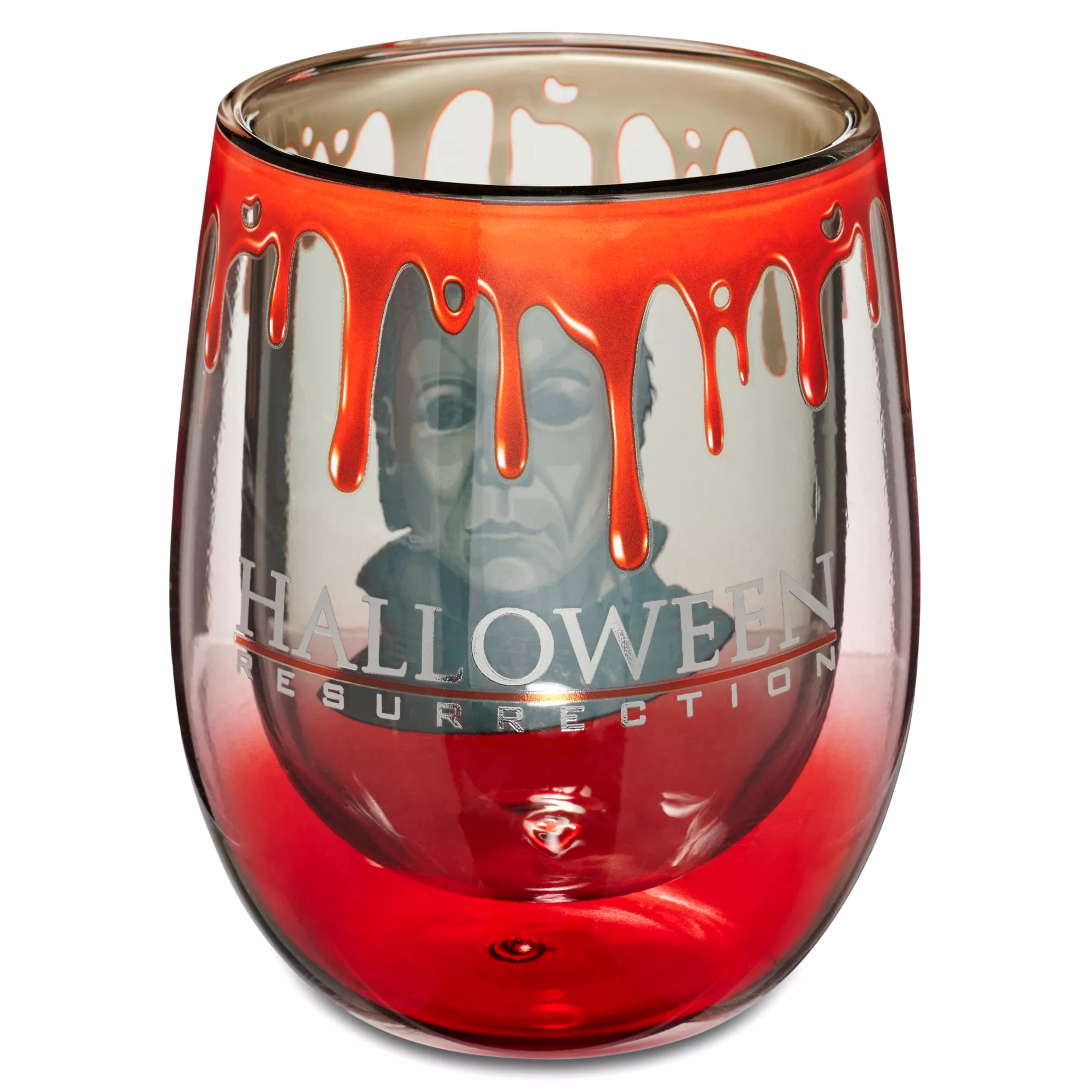 Michael Myers Double Wall Stemless Wine Glass 13 oz. - Halloween at Spencer's