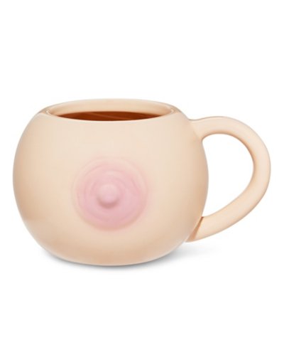 Tit Molded Coffee Mug - oz