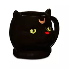 Wicca Black Cat Molded Coffee Mug - 20 oz. at Spencer's