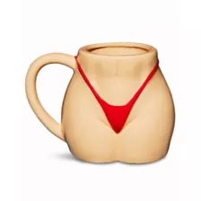 Beige Bikini Butt Molded Coffee Mug - 17 oz. at Spencer's