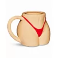 Beige Bikini Butt Molded Coffee Mug - 17 oz. at Spencer's