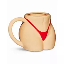 Beige Bikini Butt Molded Coffee Mug - 17 oz. at Spencer's
