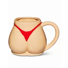 Beige Bikini Butt Molded Coffee Mug - 17 oz. at Spencer's