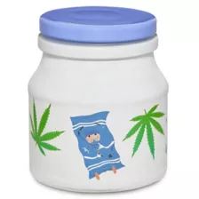 Towelie Pot Leaf Stash Jar 4.5 oz. - South Park at Spencer's