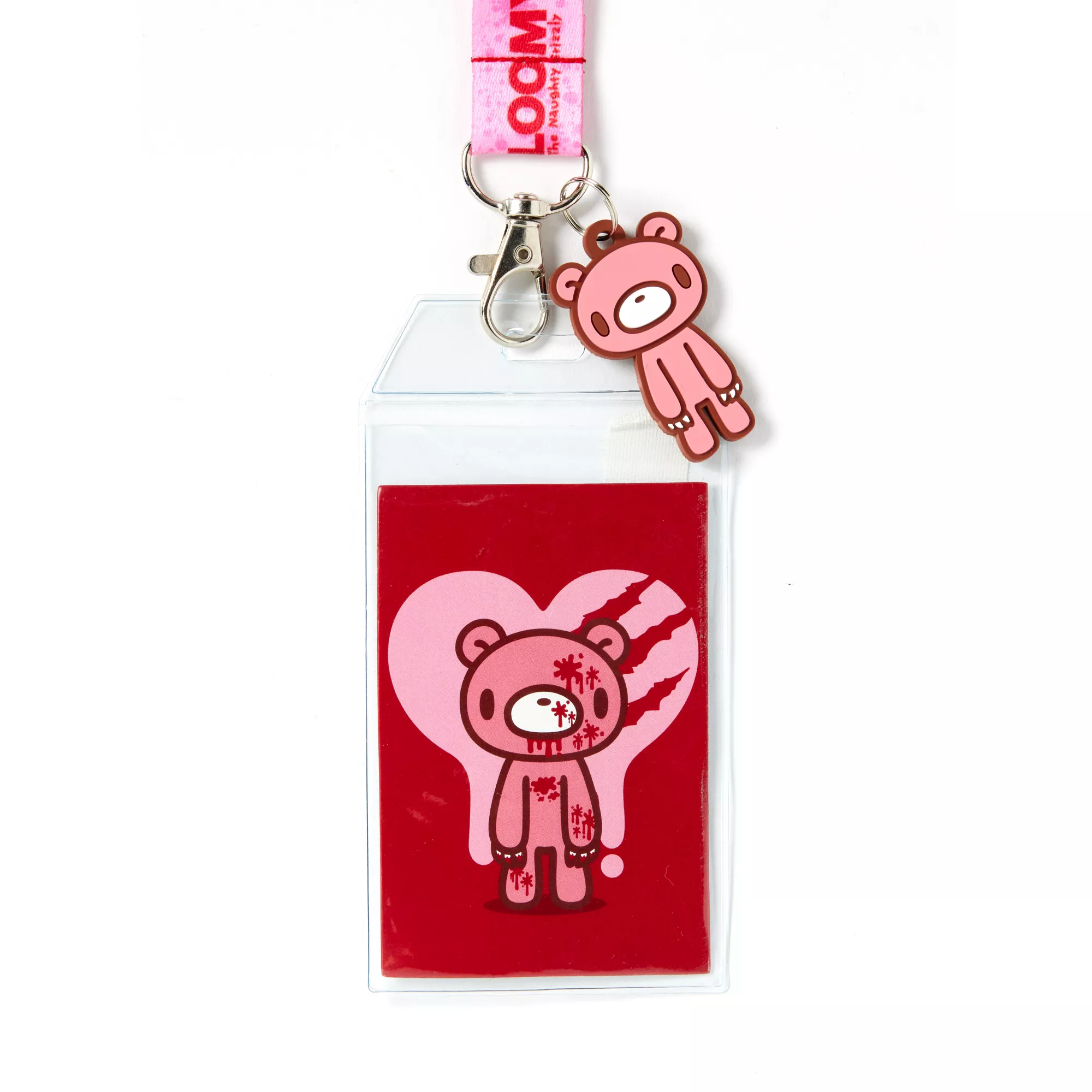 Pink Gloomy Bear Lanyard - Gloomy Bear at Spencer's