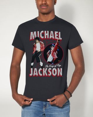 Michael jackson t 2024 shirt king of pop