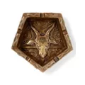 Baphomet Molded Ashtray at Spencer's