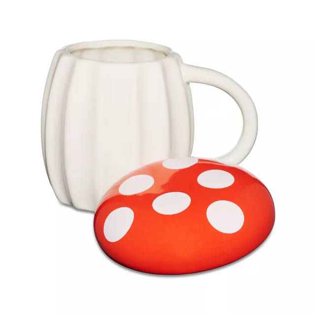 Mushroom Coffee Mug with Lid - 15 oz. at Spencer's