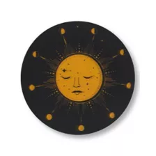 Celestial Round Ashtray with Lid at Spencer's
