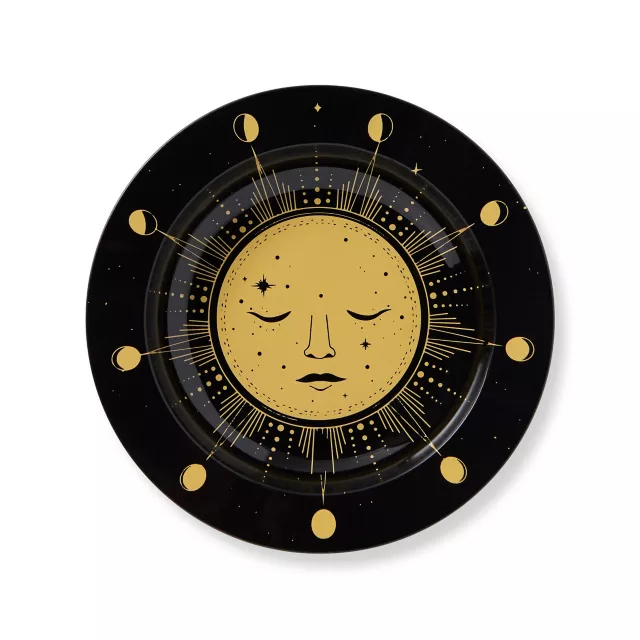 Celestial Round Ashtray with Lid at Spencer's