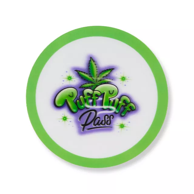 Puff Puff Pass Round Ashtray with Lid at Spencer's