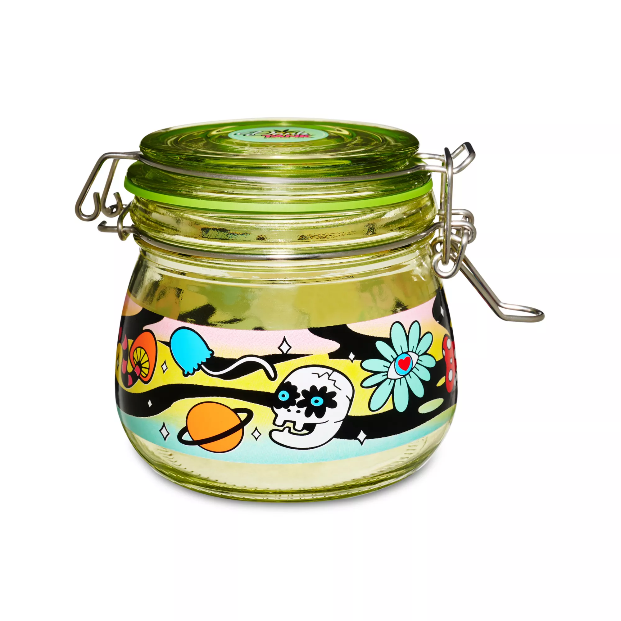 Psychedelic Stash Jar - 16.9 oz. at Spencer's