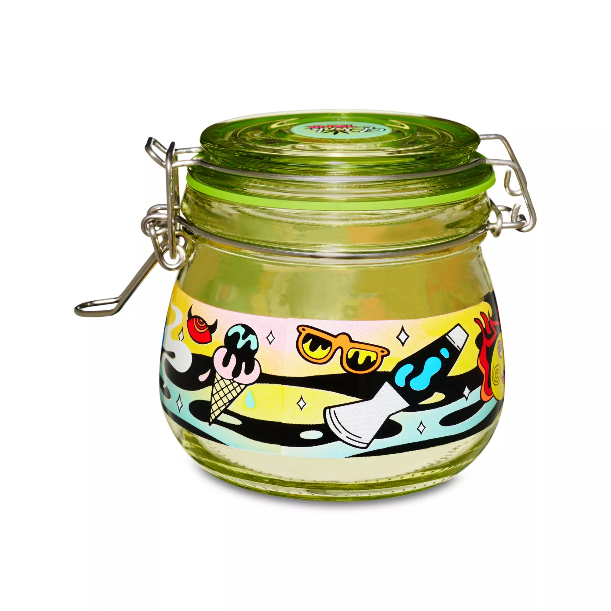 Psychedelic Stash Jar - 16.9 oz. at Spencer's