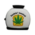 Fuckin' Toasted Weed Leaf Molded Toaster Stash Jar - 20 oz. at Spencer's
