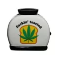 Fuckin' Toasted Weed Leaf Molded Toaster Stash Jar - 20 oz. at Spencer's