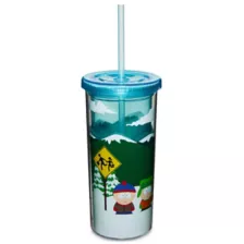 South Park Bus Stop Cup with Straw - 20 oz. at Spencer's