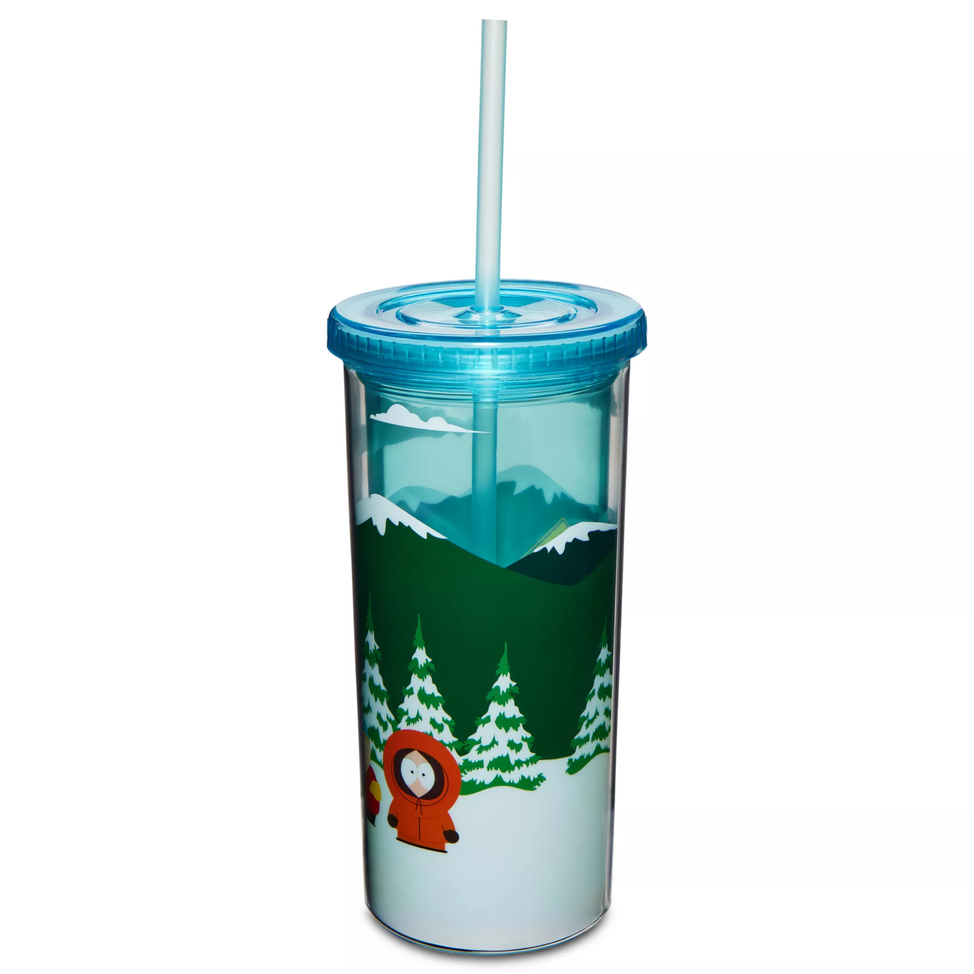South Park Bus Stop Cup with Straw - 20 oz. at Spencer's