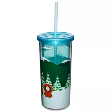 South Park Bus Stop Cup with Straw - 20 oz. at Spencer's