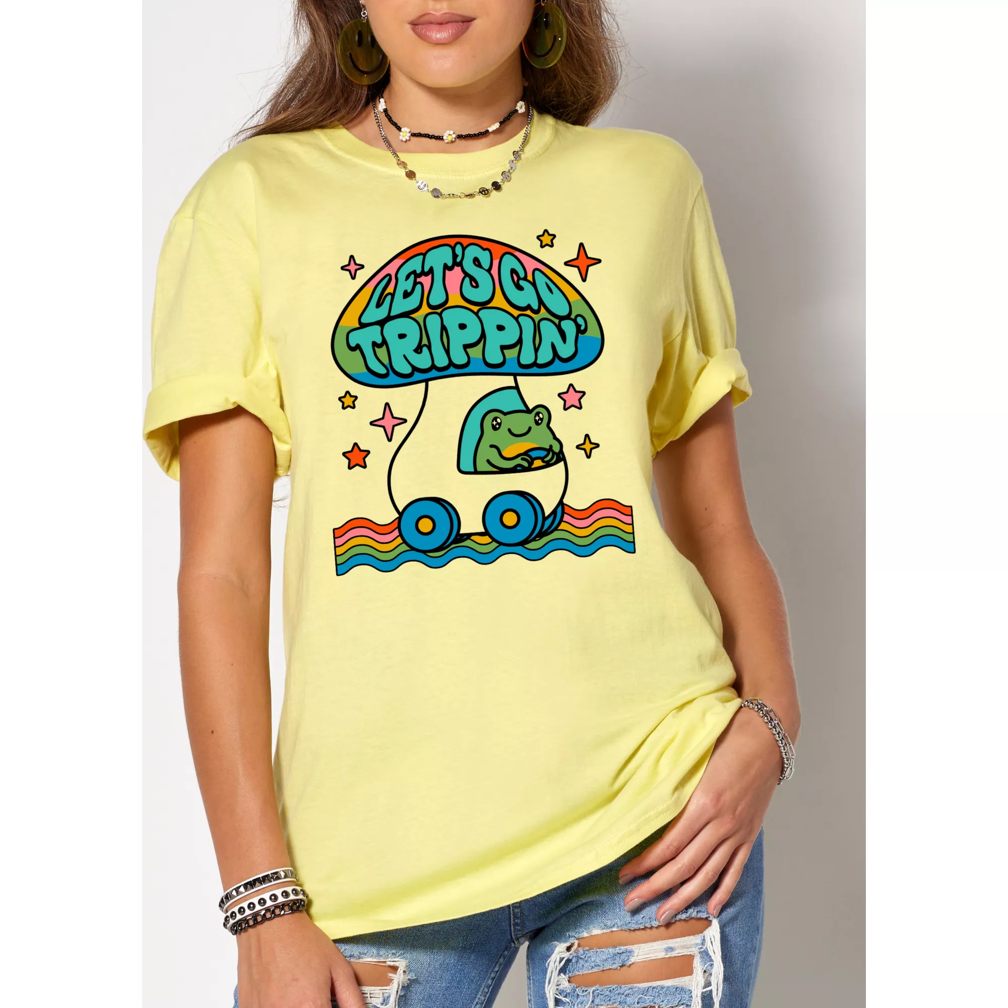 Let's Go Trippin' T Shirt at Spencer's