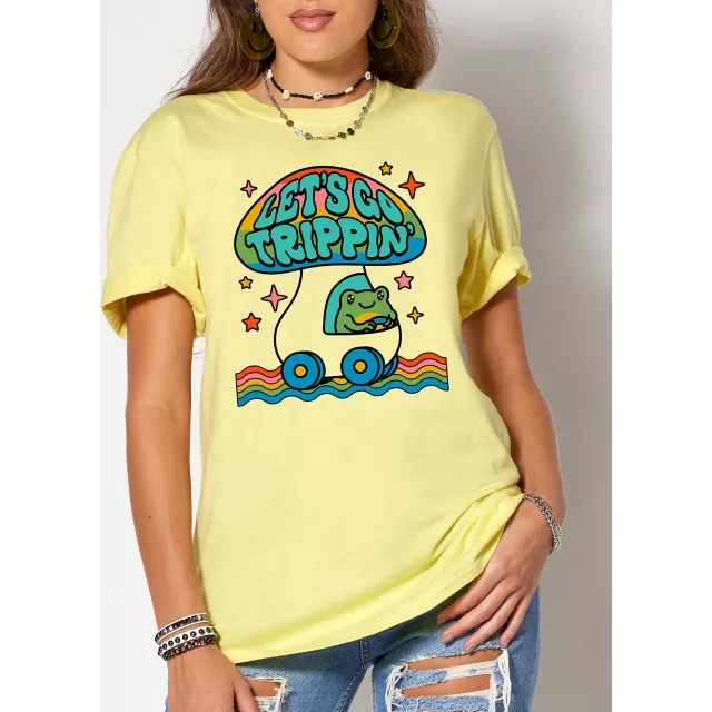 Let's Go Trippin' T Shirt at Spencer's