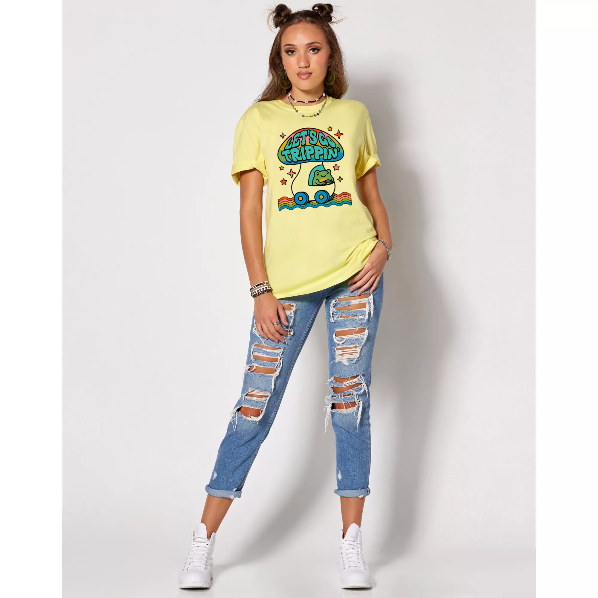 Let's Go Trippin' T Shirt at Spencer's