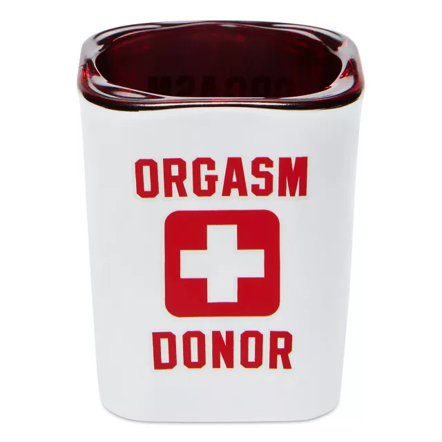 Orgasm Donor Square Shot Glass - 2 oz. at Spencer's