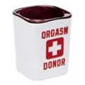 Orgasm Donor Square Shot Glass - 2 oz. at Spencer's