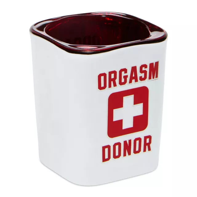 Orgasm Donor Square Shot Glass - 2 oz. at Spencer's