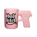 Bad Bitch Gun Handle Coffee Mug - 20 oz. at Spencer's