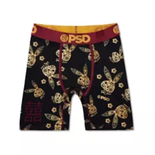 PSD Black and Gold Playboy Bunny Boxers - Playboy at Spencer's