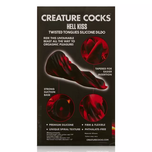 Creature Cocks Hell Kiss Dildo at Spencer's