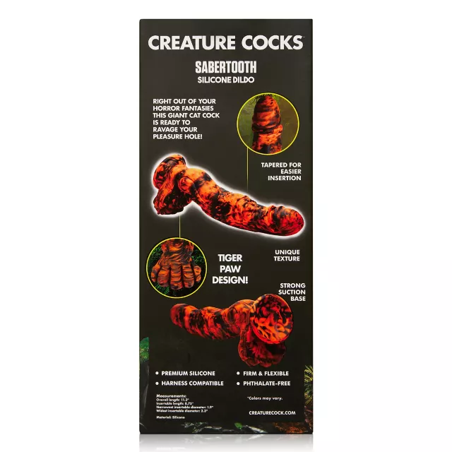 Creature Cocks Sabertooth Dildo - 11.3 Inch at Spencer's