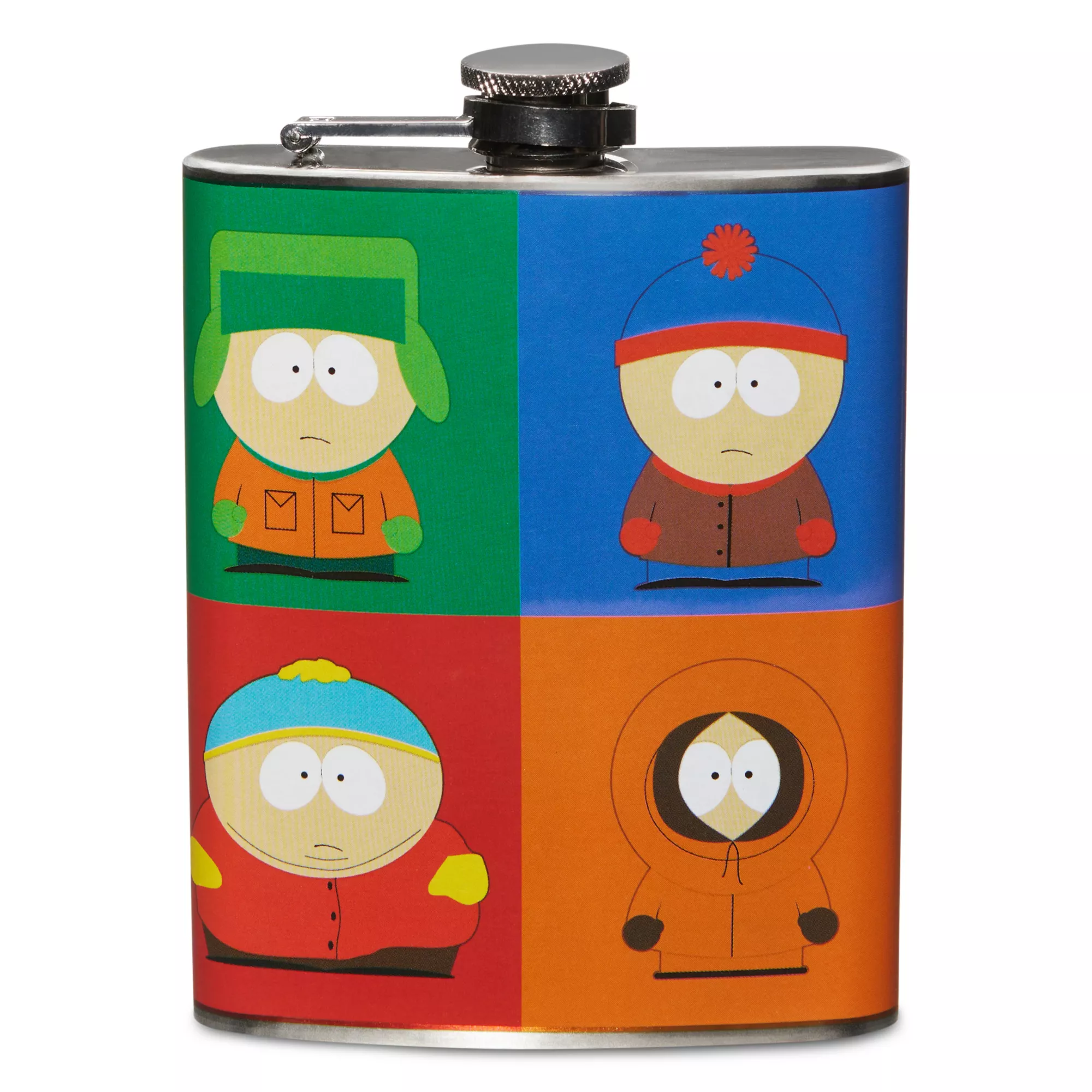South Park Characters Flask - 7 oz. at Spencer's