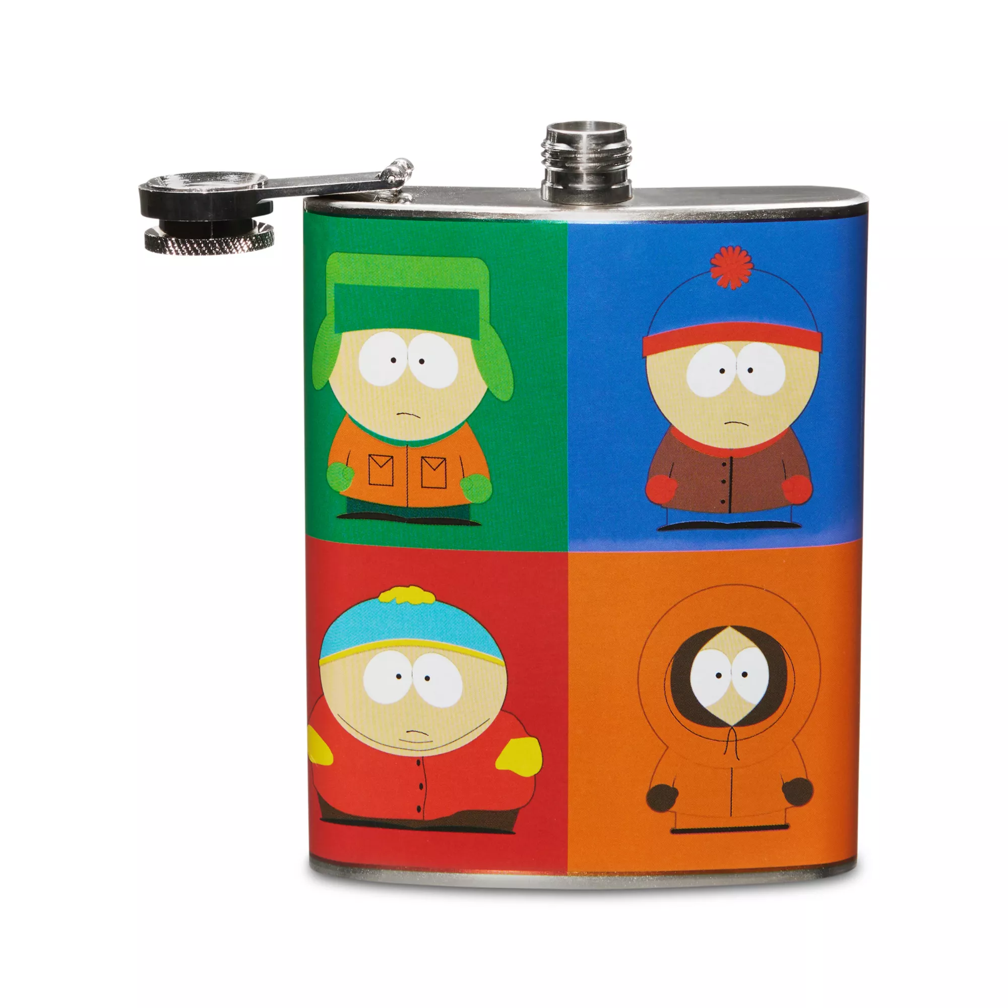 South Park Characters Flask - 7 oz. at Spencer's