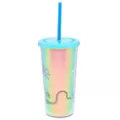 Skeleton Mermaid Cup with Straw - 20 oz. at Spencer's