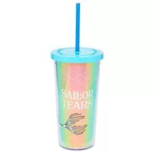 Skeleton Mermaid Cup with Straw - 20 oz. at Spencer's