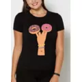 Pink Donuts T Shirt- Jimbeels at Spencer's