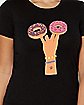 Pink Donuts T Shirt- Jimbeels