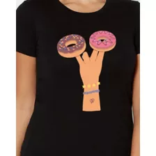 Pink Donuts T Shirt- Jimbeels at Spencer's