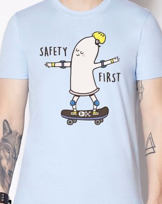 Safety First Condom T Shirt- Made With Awesome