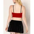 Red Heart Dagger Bralette at Spencer's