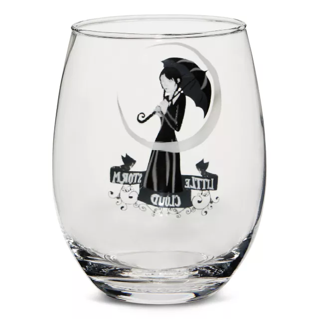 Little Storm Cloud Stemless Wine Glass 20 oz. - Wednesday at Spencer's